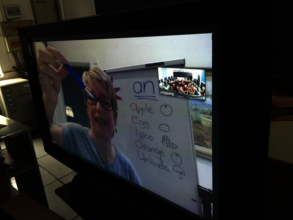 Volunteer teaching through the internet