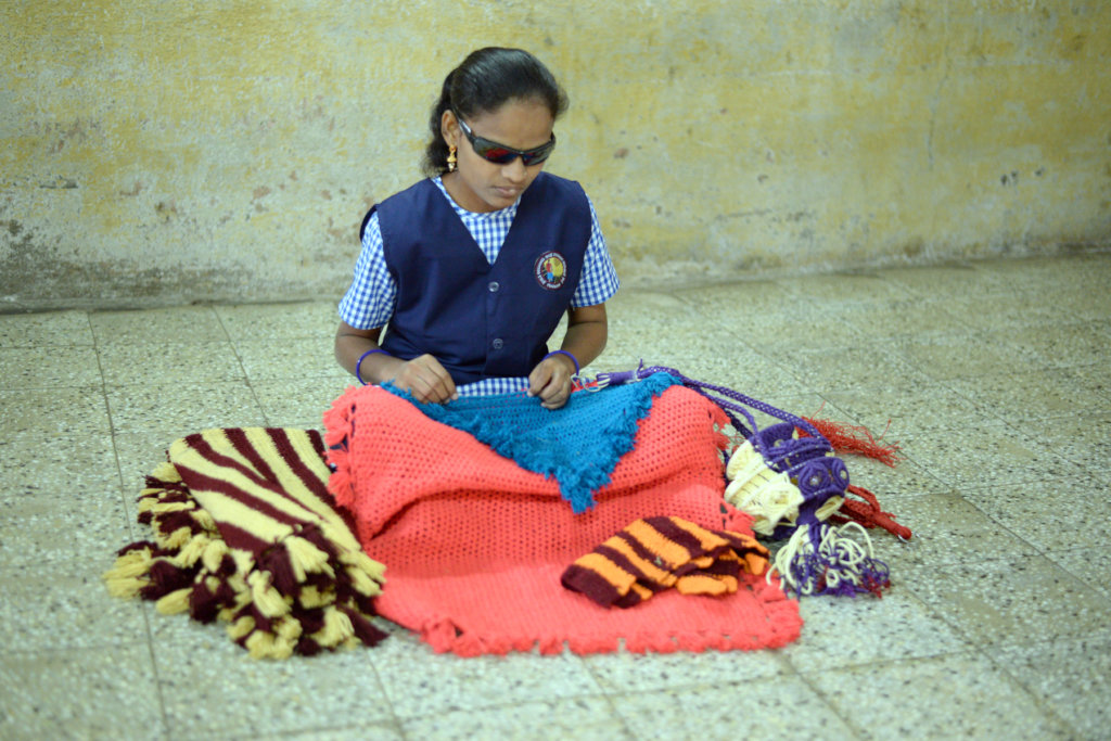 Construction of School Building for Blind Girls.