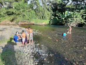 Children river monitoring