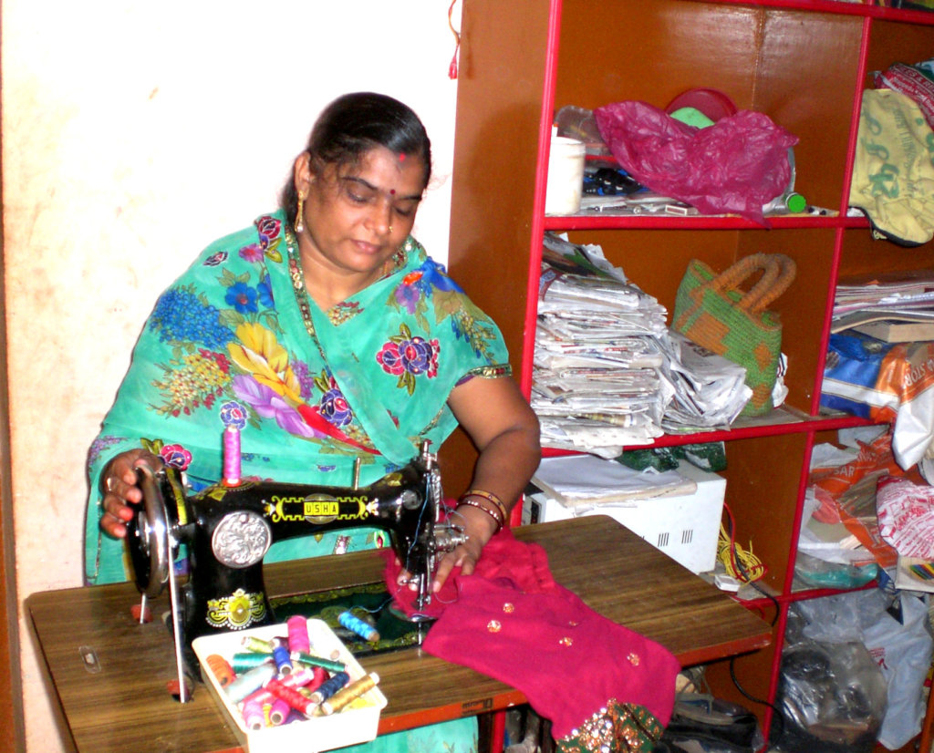 sewing machines to 15 widows & poor women to earn