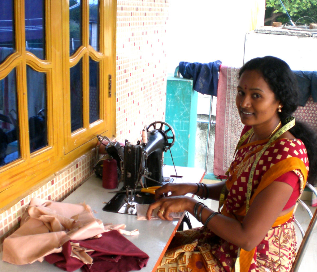 sewing machines to 15 widows & poor women to earn