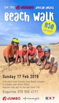 2019 Jumbo African Angels Beach Walk