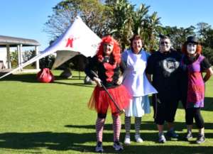 Colourful characters.