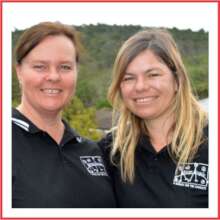 Sharon Edworthy and Chantel Viljoen