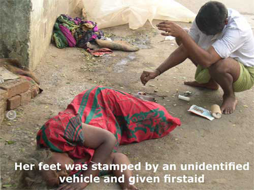 Provide Rescue Vans to 100 DyingDestitute in India