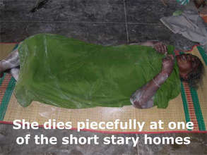 Mrs.Krishnaveni was given care in the home