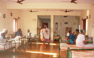 A bright morning shining in the home for destitute