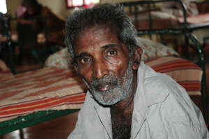 A villager who became destitute, but rescued
