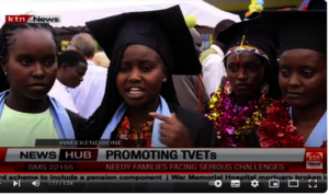 The launch featured on KTN national news