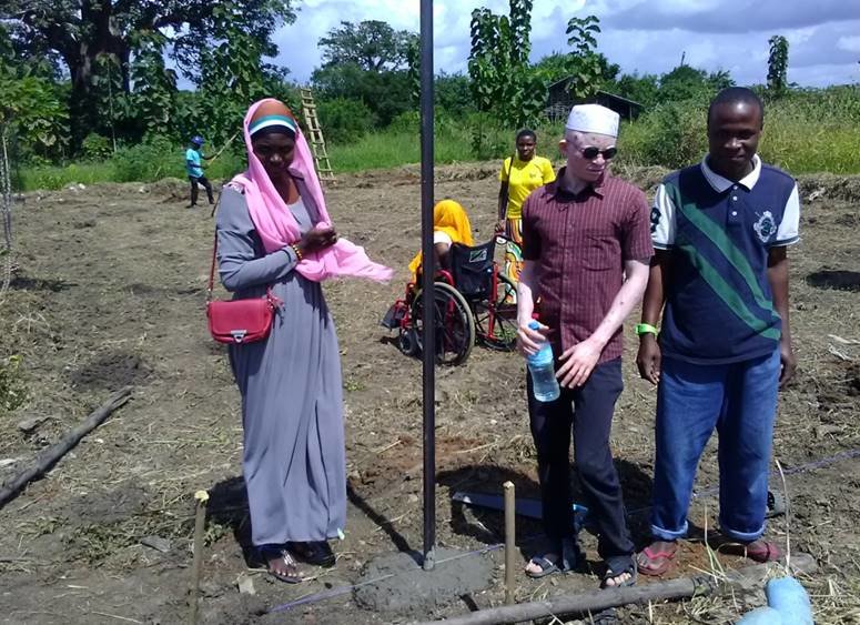 Greenhouse farming for 35 disabled young adults