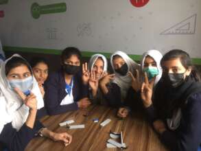 Nishat's students during the STEM speaker session