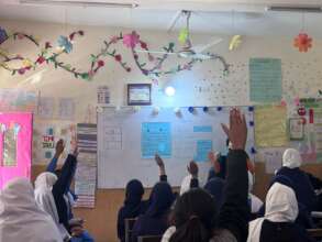 Students eager to participate in the classroom