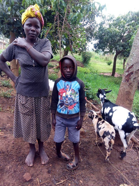 Support 90 disabled children through goat breeding