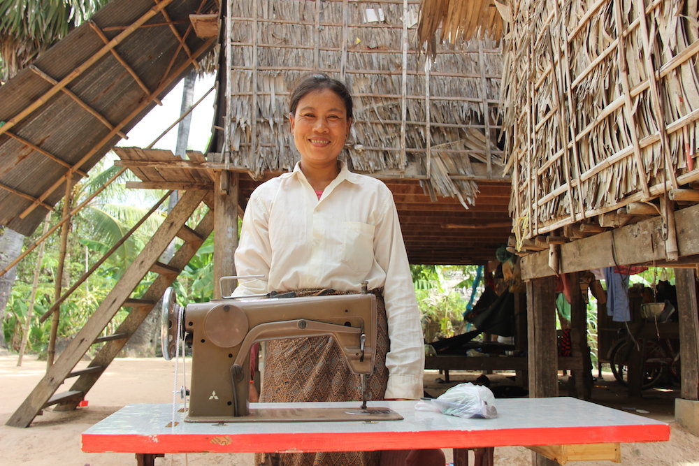 Train Cambodian Women in Sewing