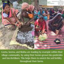 Learning to make bio-fertilisers & bio-pesticides