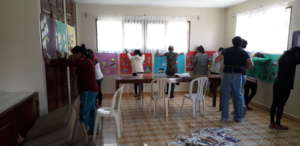 The young girls present their "Life Projects"