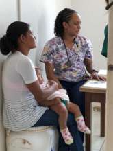 Guyana Women's Clinic Patient and Her Child
