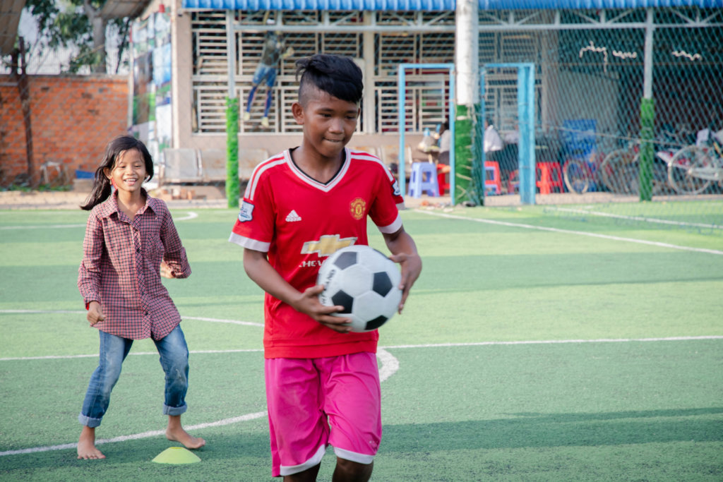 Give slum living kids a future through football