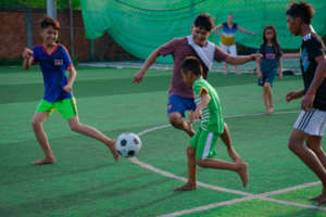 Give slum living kids a future through football