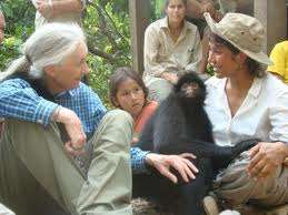 Dr. Jane Goodall with founder Nena Baltazar