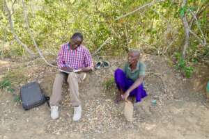 Meeting with the Secretary, Kaya Fungo Elders.