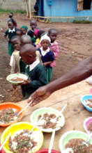 Children take Lunch at Compassion School School.jp