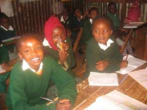 Pupils at Compassion CBO School