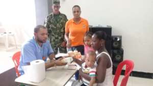 Families receive medicines and nutritional support