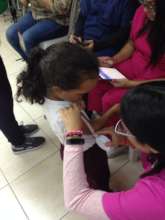 Taking anthropometric measurements - Arm