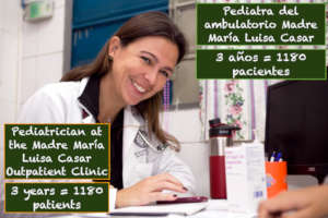 Veronica: pediatrician at the outpatient clinic