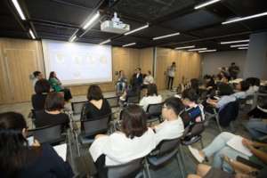 Nonprofit speakers sharing at November workshop