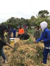 The green army learns a range of organic skills.