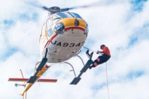 ARROWS team trains for helicopter rescues