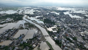 Flooding in southwest Japan