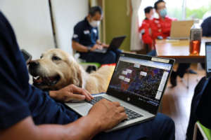 PW staff check maps for most affected areas