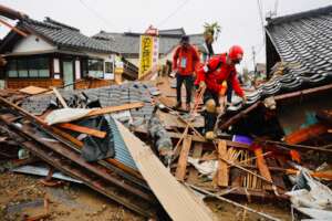 Search-and-rescue in Ishikawa Prefecture