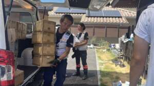 Delivering supplies at assisted living facilities