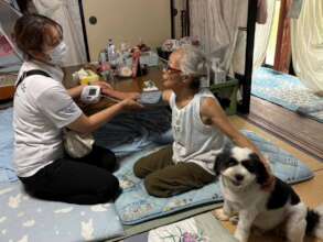 Wellness check at a resident's home