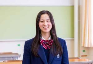 Nanami, a Noto resident and nursing student