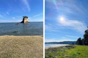 Mitsuke Island & a Noto beach (by Nanami)