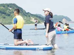 Paddle boarding activity in Noto