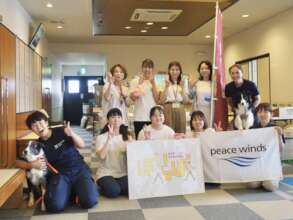 Peace Winds staff and volunteers in Noto