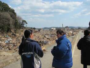 Rika & PWA Board Chair Randy Martin (Tohoku 2011)