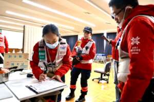 Supporting evacuation center operations