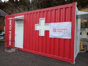Mobile clinic in Suzu City