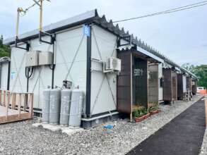 Example of temporary housing