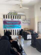 Distributing professional bags to trainees