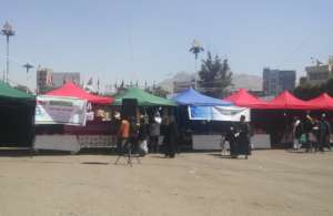Thursday market for productive families in Sana'a
