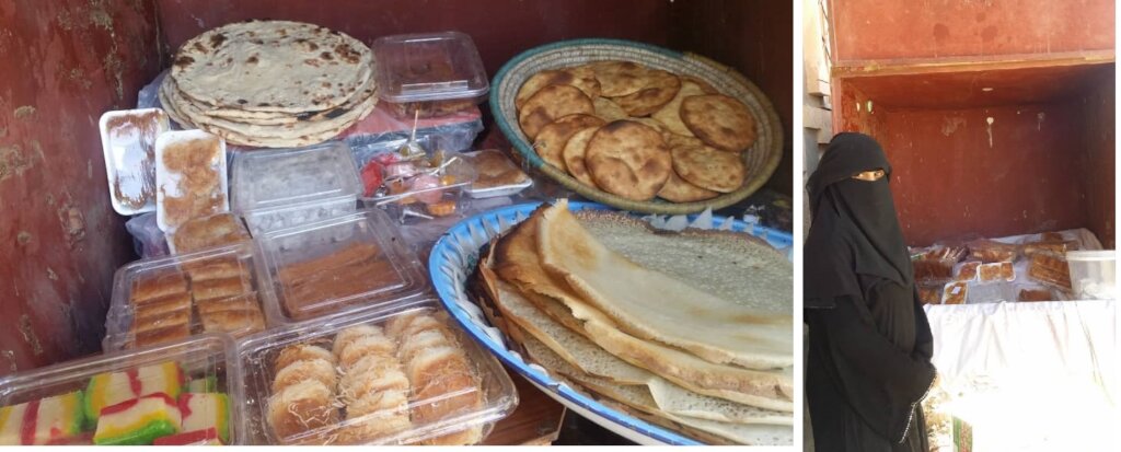 Opening a store for the displaced person, Yusra