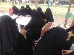 Interviewing displaced women